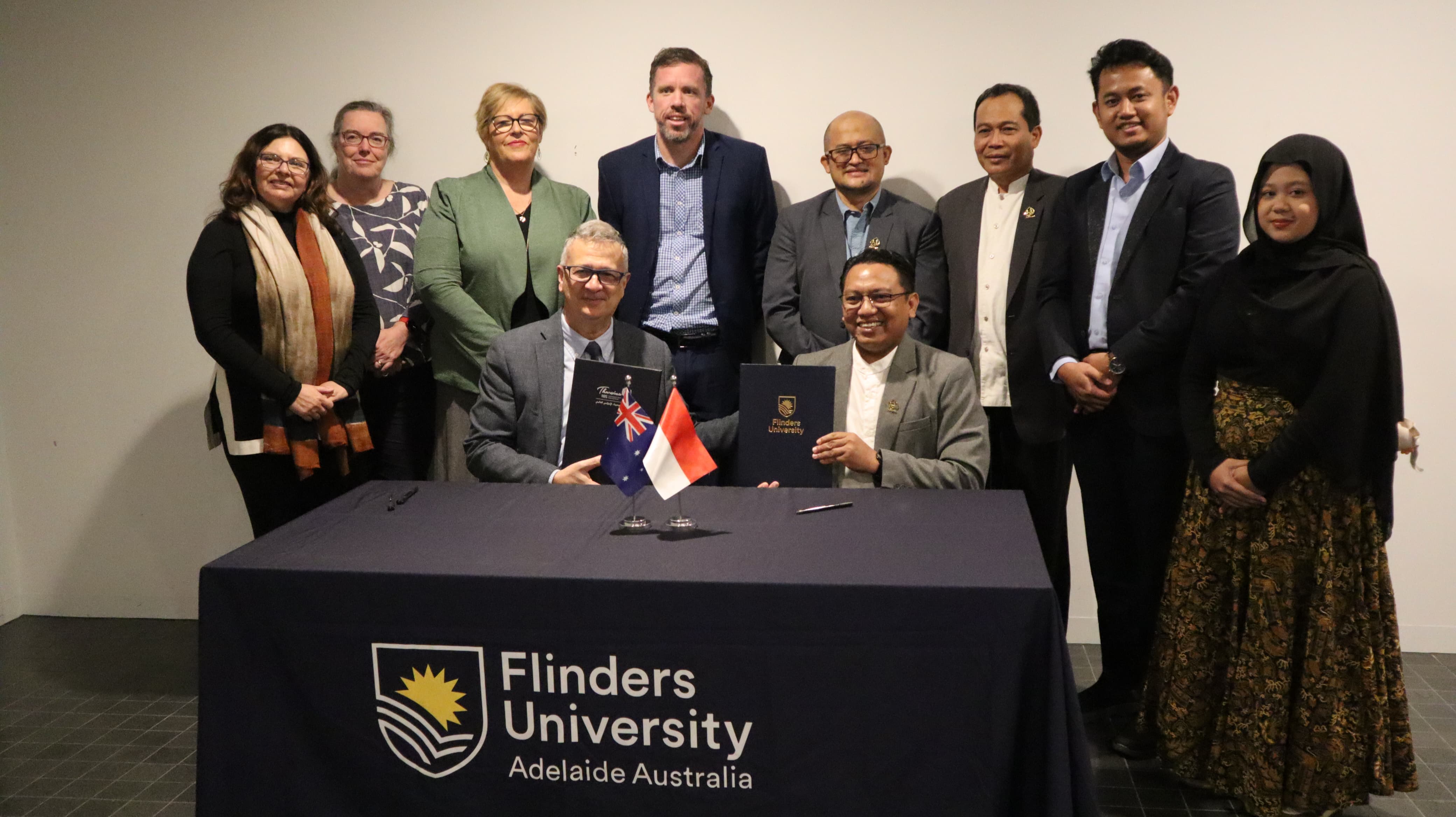 Thursina IIBS and Flinders University Sign MoU for Expanding  Access to Global Education